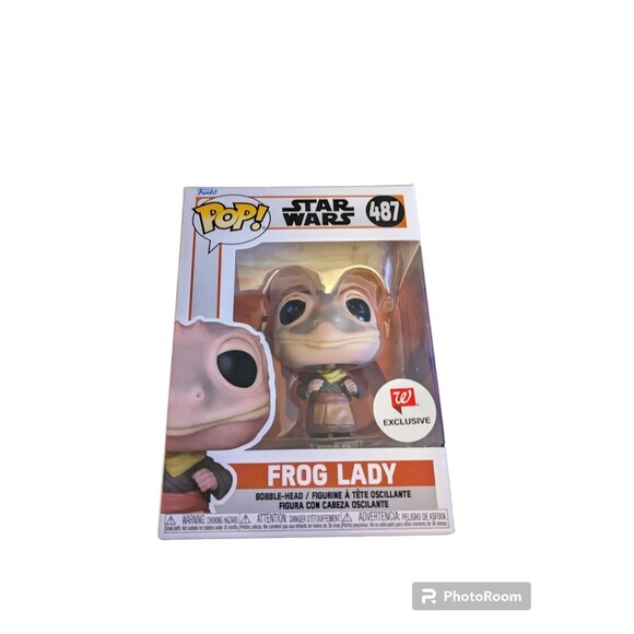 Funko Pop! Vinyl, Star Wars - Frog Lady Walgreens  Exclusive #487 - Picture 1 of 6